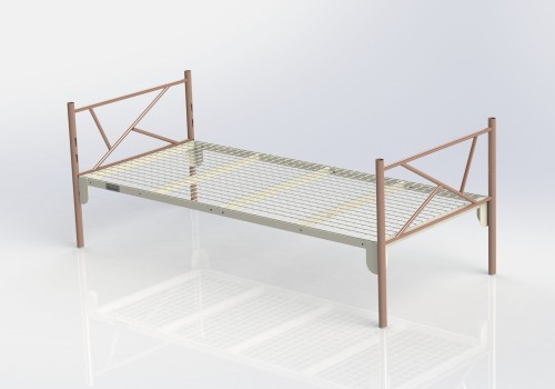 Кровать металлическая одноярусная