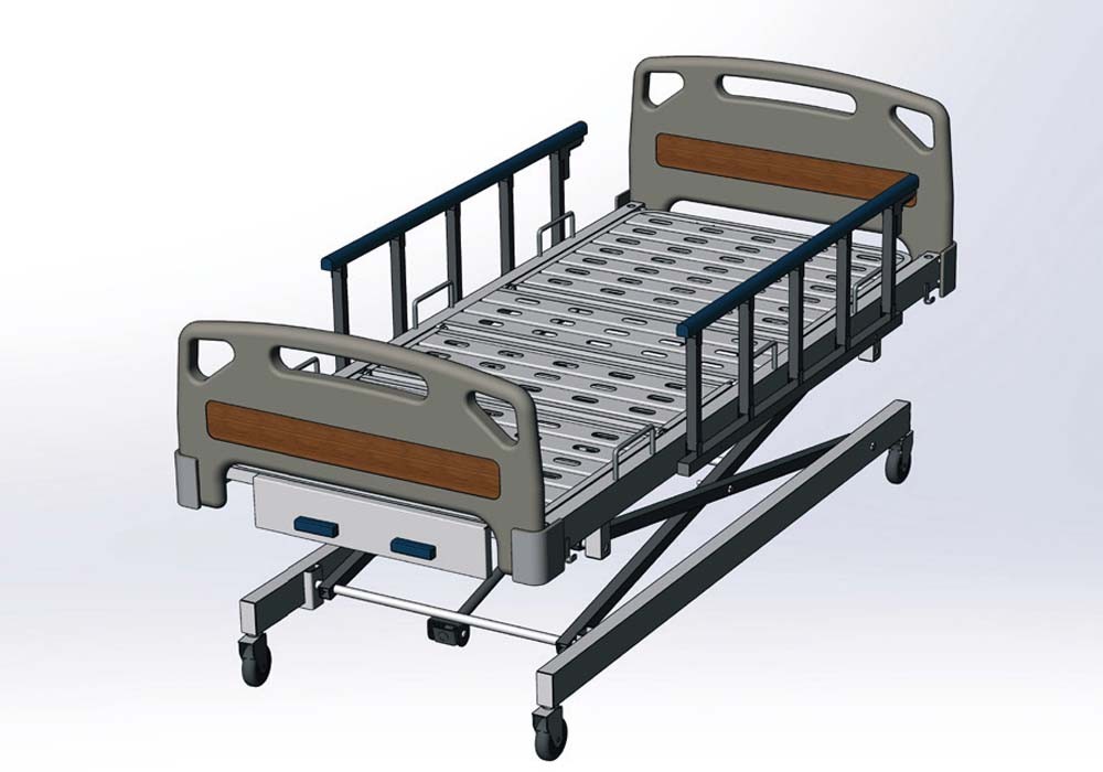 Кровать медицинская функциональная с гидроприводом МК-05